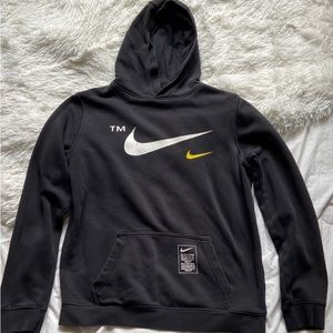 black and red boys nike retro hoodies